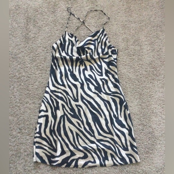 Silky Cowl Neckline Dress - Picture 3 of 13